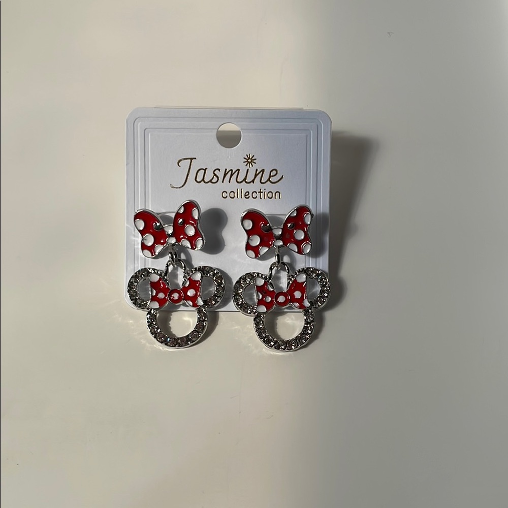 Red and Silver Kids Earrings